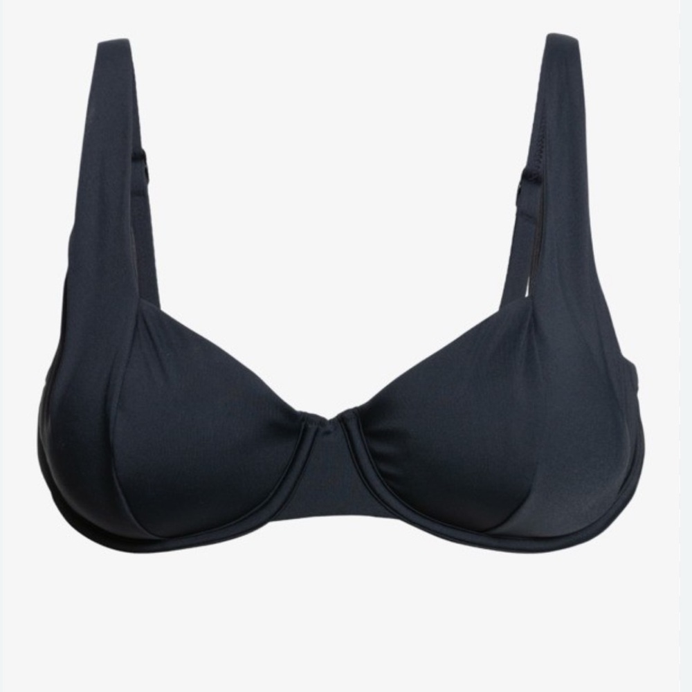 Classic Black Underwire bikini top Roxy XXL D cup